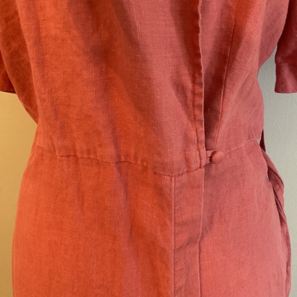 Free People Klara Wrap Midi Linen Dress - Picture 9 of 12